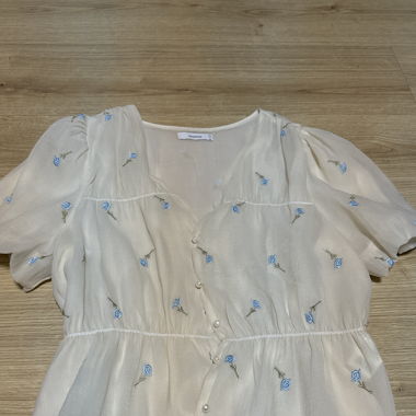 Bluse (beige)