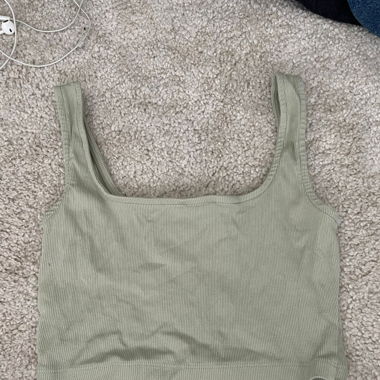 Grünes CropTop