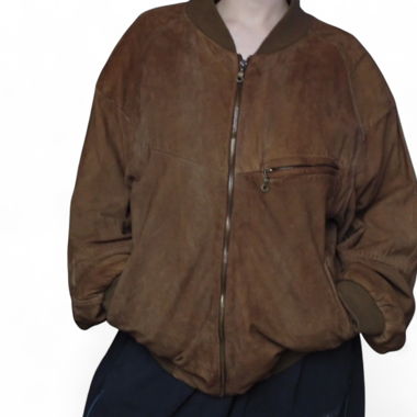 unisex real leather jacket