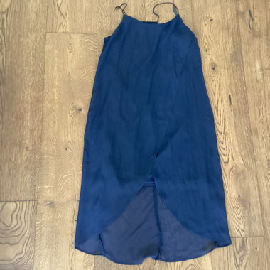 Navy flowy summer dress