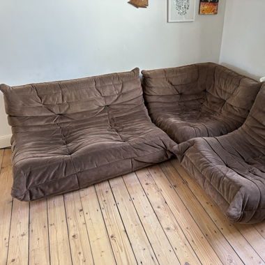 Togo Sofas Ligne Roset, 2-seater, 1-seater