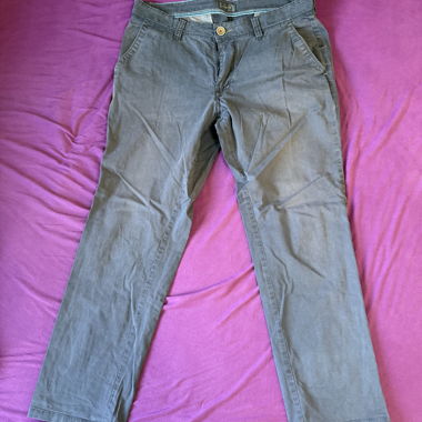 Pantalone chino grigio CALAMAR