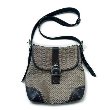 Coach Signature Crossbody Bag – Brown Canvas