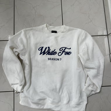 White Fox Sweatshirt S/M