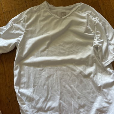 Chemise de sport KIPSTA blanche