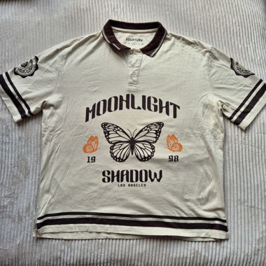 Polo Yourturn Moonlight Shadow beige oversize