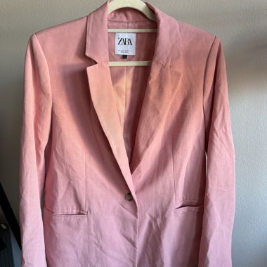 Ensemble blazer & shorts rose Zara