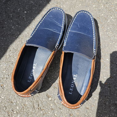 Mocassins LEONALI bleus