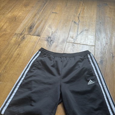 Adidas black sports shorts