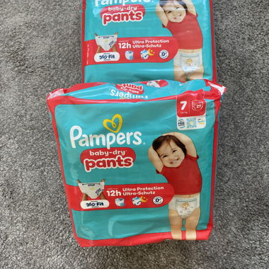 Pampers Baby-Dry Pants Gr. 7 – 2 Pack je 29 Stk.