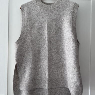 Grey Knit Vest