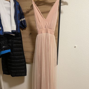 Mesh maxi dress