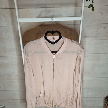 Lockere Jacke in rosa