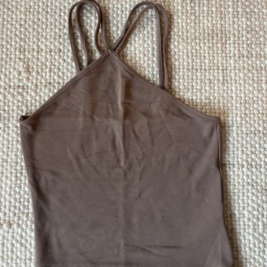 Top bandeau marrone NA-KD