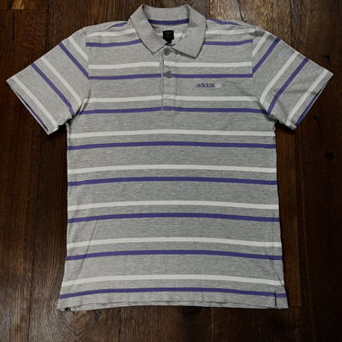 adidas Polo-Shirt gestreift