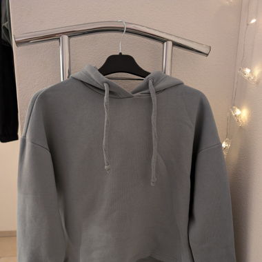 Hoodie türkis/hell blau