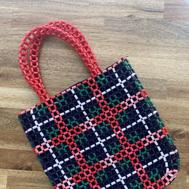 Sac à main multicolore, taille moyenne