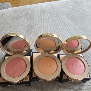 GucciBlush Silky Rose Tender Apricot Radiant Pink