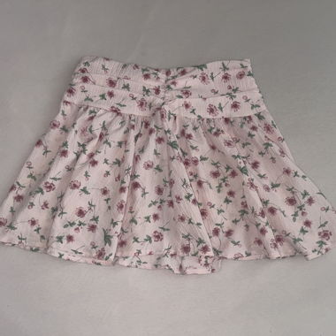 pink flower skirt