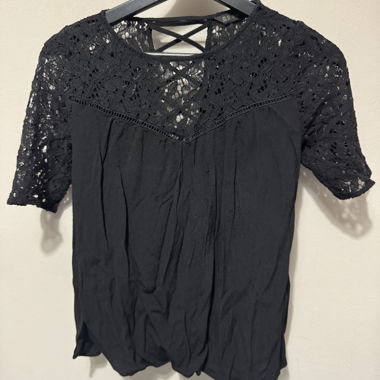 Schwarze Bluse