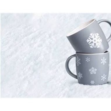 2x 2020 Let it Snow Schneeflocken-Tassen Set _2