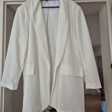Blazer blanc Oversize