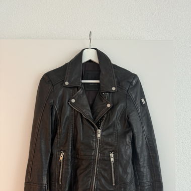 MAURITIUS Echtleder Vintage/Biker Jacke 