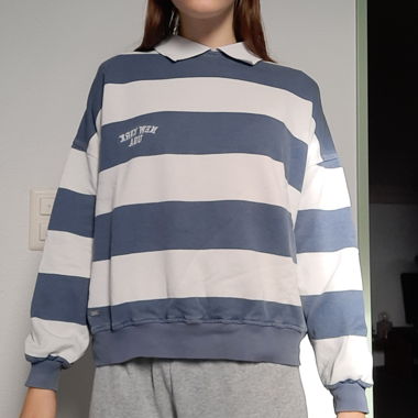 striped sweatshirt