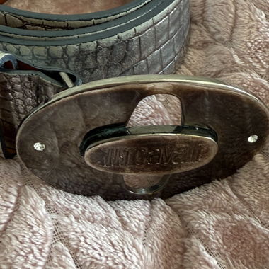 Leather-look belt - Just Cavali