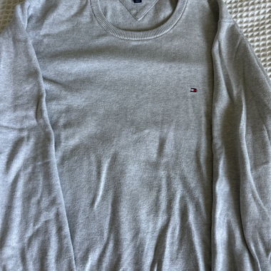 Pull Tommy Hilfiger gris