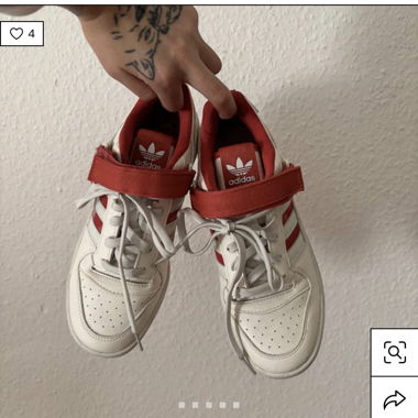 Adidas Forum Rosso e Bianco