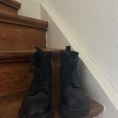 schwarze Boots