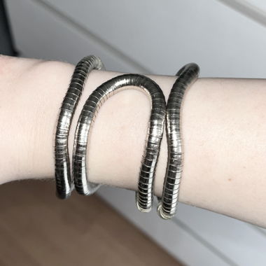 collana / bracciale serpente vintage flessibile (anni '90)