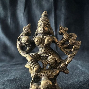 Statua indiana in bronzo Lakshmi Durga 🇮🇳