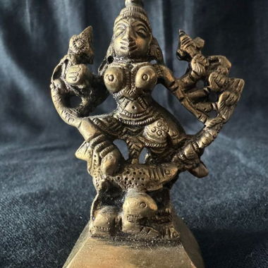 Statua indiana in bronzo Lakshmi Durga 🇮🇳