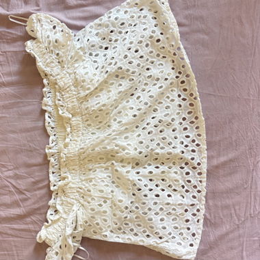 Top dentelle blanc Zara