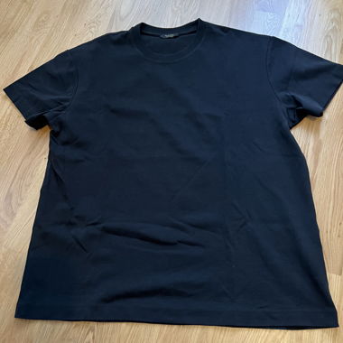 T-shirt nero Massimo Dutti