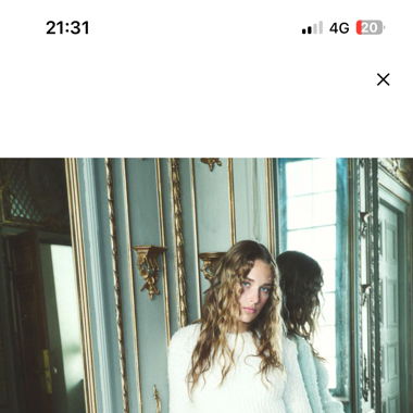 Cremeweisses Set S von H&M