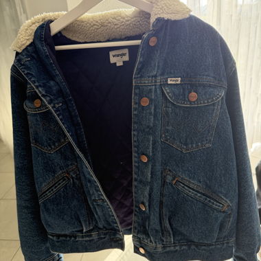 Wrangler lined denim jacket