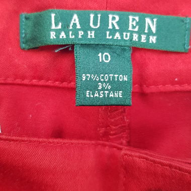 Ralph Lauren Pants Stunning Red