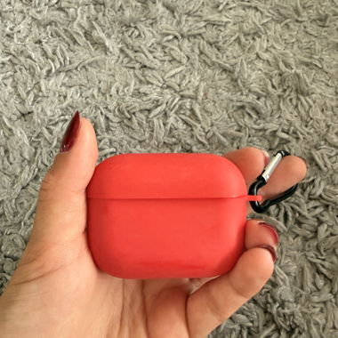 Red AirPods Pro case