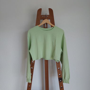 Pull crop top vert  // L