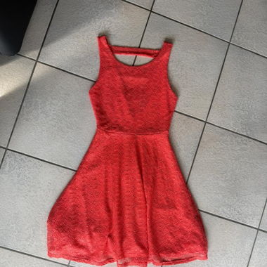 Robe rose saumon, S