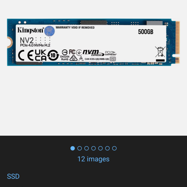 Kingston NV2 SSD 500 GB M.2