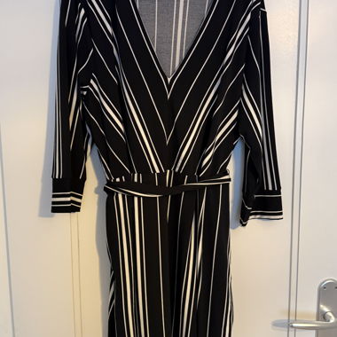 Striped Wrap Dress