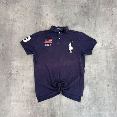 Vintage Ralph Lauren USA Big Pony Polo Shirt (L)