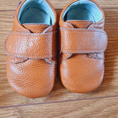 Pantofole in pelle per neonati