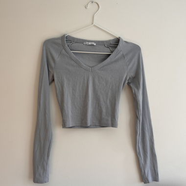 Basic blue long sleeve 