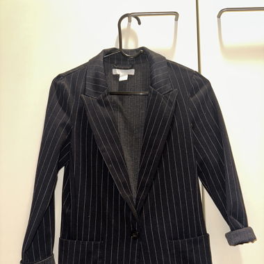 Blazer gestreift dunkelblau