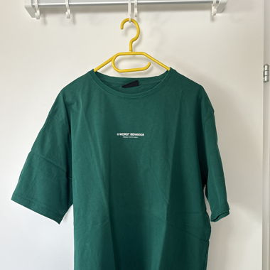 Shirt Worst Behavior dark green